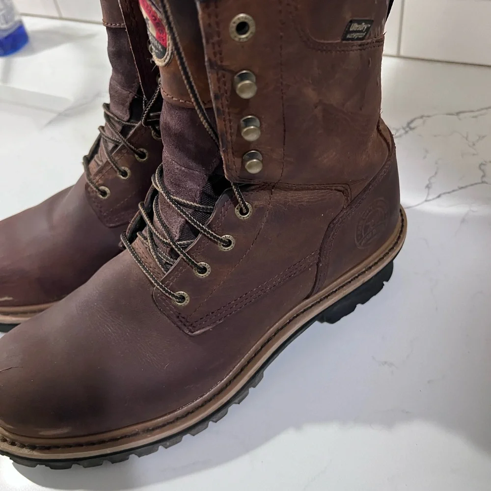 Irish Setter by Red Wings Dark Brown Leather work boots Men’s 11.5 - Picture 3 of 7